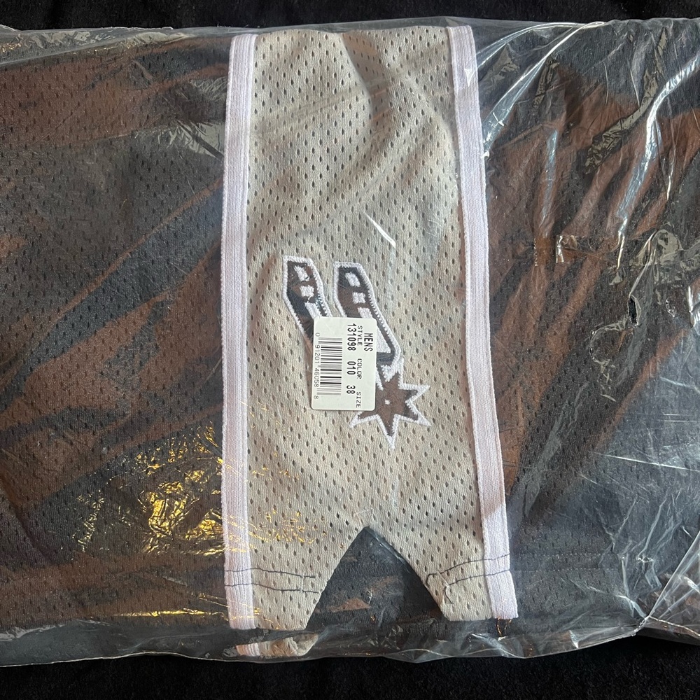Authentic NBA San Antonio Spurs basketball shorts.  Size 38 with tags.
